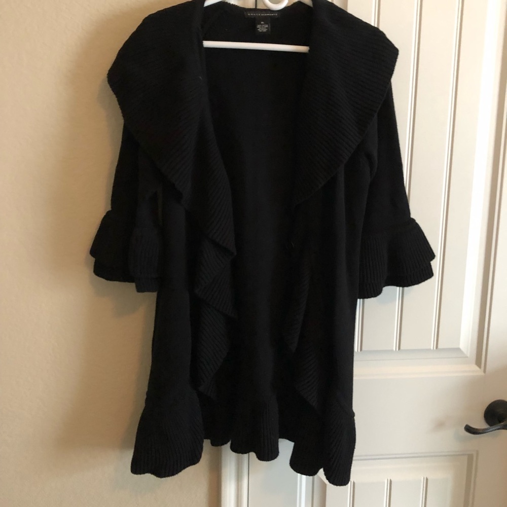 Ruffle Cardigan